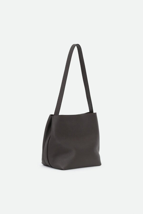 BEAU BAG IN ITALIAN CALFSKIN MOCHA DARK BROWN - Image 2