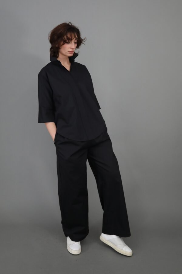 PIERIETTA FULL LEG PANT IN ITALIAN COTTON