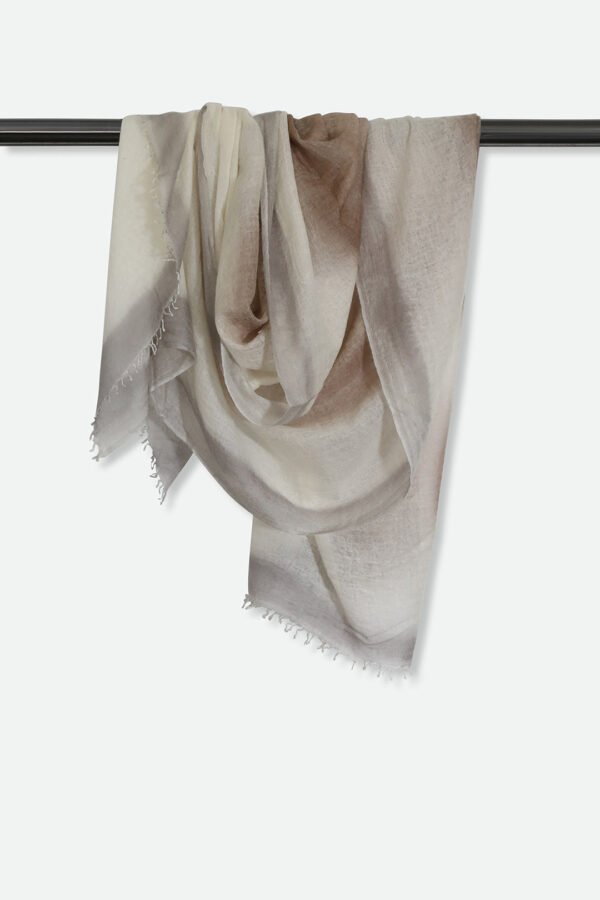 QUARTZ DREAMS SCARF IN HAND DYED CASHMERE - Image 3