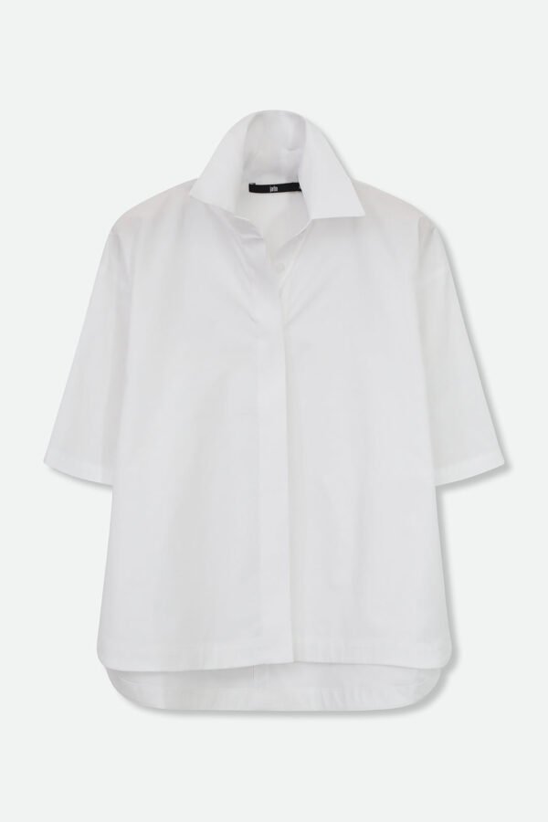 ZOEY CAMP SHIRT IN ITALIAN COTTON - Image 5