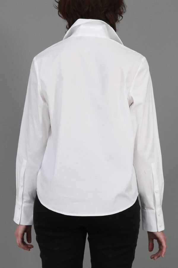 SELIA MINI SHIRT IN ITALIAN COTTON POPLIN - Image 4