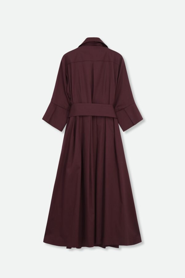 DRIFT DRESS IN ITALIAN SATEEN COTTON - Image 6