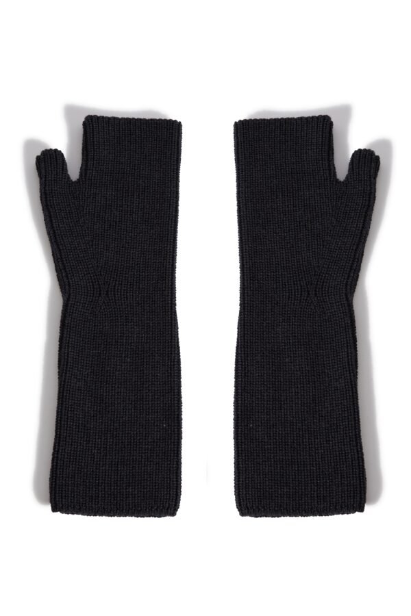 FINGERLESS GLOVES IN EXTRA FINE MERINO WOOL - Image 9