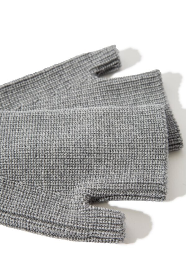 FINGERLESS GLOVES IN EXTRA FINE MERINO WOOL - Image 4