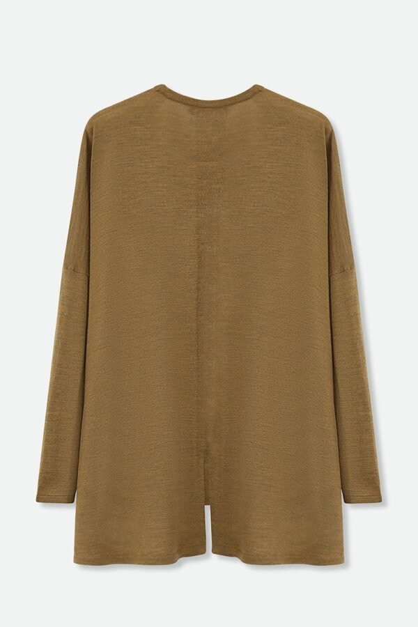 MATTEO OVERSIZED LONG SLEEVE CREW IN FINE ITALIAN MERINO - Image 17