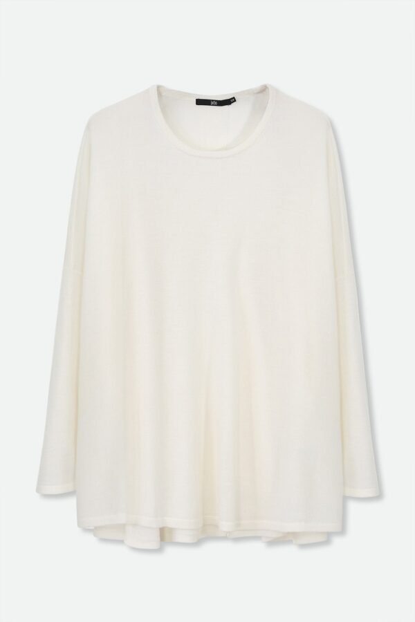 MATTEO OVERSIZED LONG SLEEVE CREW IN FINE ITALIAN MERINO - Image 11