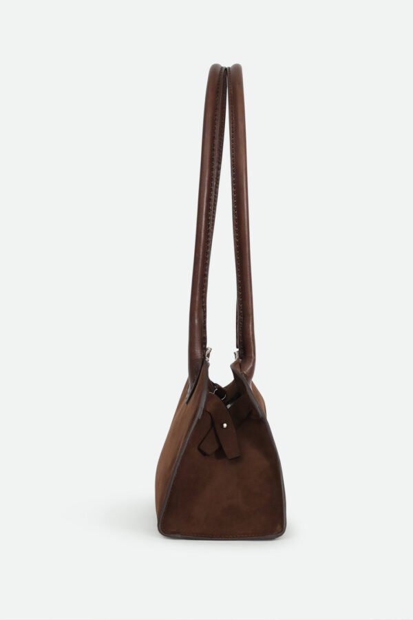 ARDEN 12 BAG IN ITALIAN DEEP MOCHA SUEDE - Image 4