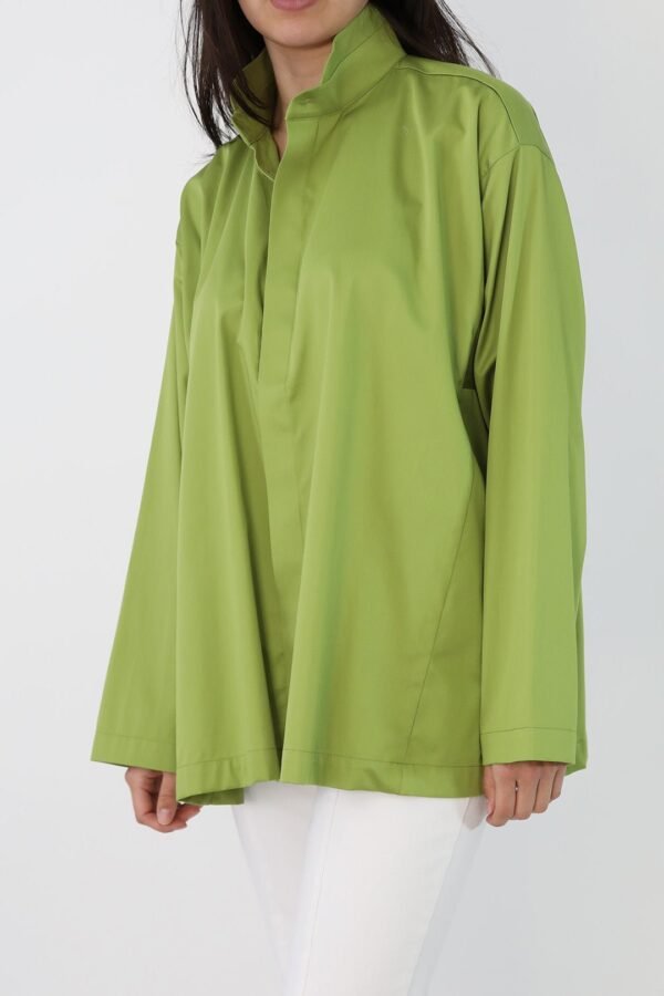 SAIGE OVERSIZE SHIRT IN ITALIAN COTTON POPLIN - Image 16