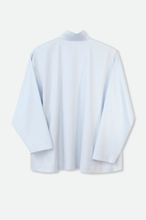 SAIGE OVERSIZE SHIRT IN ITALIAN COTTON POPLIN - Image 8