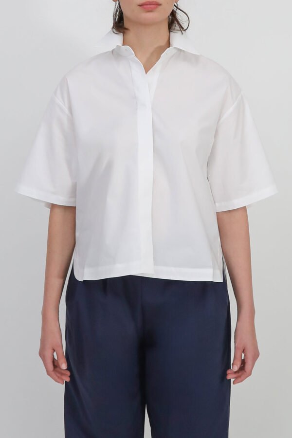 ZOEY CAMP SHIRT IN ITALIAN COTTON - Image 6